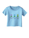 Three Easter Tulips Infant T-Shirt by TooLoud-Infant T-Shirt-TooLoud-Aquatic-Blue-06-Months-Davson Sales