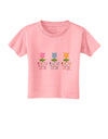 Three Easter Tulips Toddler T-Shirt by TooLoud-Toddler T-Shirt-TooLoud-Candy-Pink-2T-Davson Sales