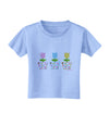 Three Easter Tulips Toddler T-Shirt by TooLoud-Toddler T-Shirt-TooLoud-Aquatic-Blue-2T-Davson Sales