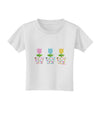 Three Easter Tulips Toddler T-Shirt by TooLoud-Toddler T-Shirt-TooLoud-White-2T-Davson Sales