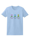 Three Easter Tulips Womens T-Shirt by TooLoud-Womens T-Shirt-TooLoud-Light-Blue-X-Small-Davson Sales