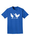 Three French Hens Adult Dark T-Shirt-Mens T-Shirt-TooLoud-Royal-Blue-Small-Davson Sales