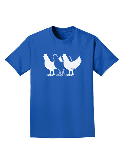 Three French Hens Adult Dark T-Shirt-Mens T-Shirt-TooLoud-Royal-Blue-Small-Davson Sales