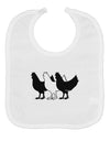 Three French Hens Baby Bib