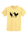 Three French Hens Childrens T-Shirt-Childrens T-Shirt-TooLoud-Daffodil-Yellow-X-Small-Davson Sales