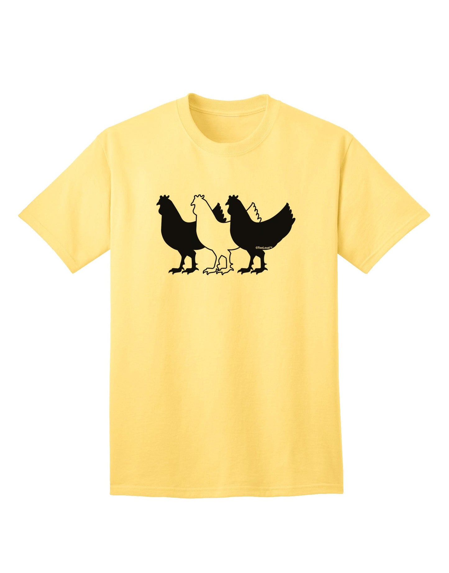 Three French Hens Premium Adult T-Shirt Collection-Mens T-shirts-TooLoud-Yellow-Small-Davson Sales