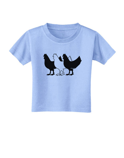 Three French Hens Toddler T-Shirt-Toddler T-Shirt-TooLoud-Aquatic-Blue-2T-Davson Sales