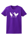 Three French Hens Womens Dark T-Shirt-TooLoud-Purple-X-Small-Davson Sales