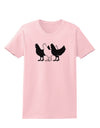 Three French Hens Womens T-Shirt-Womens T-Shirt-TooLoud-PalePink-X-Small-Davson Sales