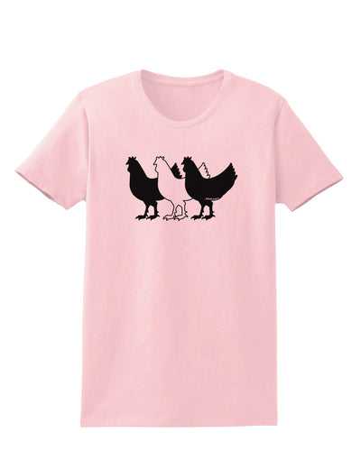 Three French Hens Womens T-Shirt-Womens T-Shirt-TooLoud-PalePink-X-Small-Davson Sales