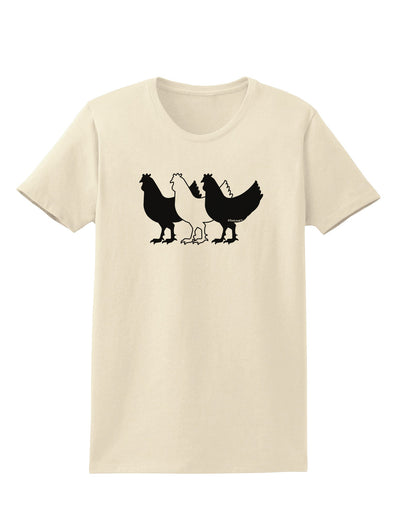 Three French Hens Womens T-Shirt-Womens T-Shirt-TooLoud-Natural-X-Small-Davson Sales