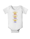 Three Kings Day - C M B Crowns Baby Romper Bodysuit by TooLoud-Baby Romper-TooLoud-White-06-Months-Davson Sales