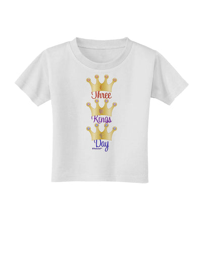 Three Kings Day - C M B Crowns Toddler T-Shirt by TooLoud-Toddler T-Shirt-TooLoud-White-2T-Davson Sales