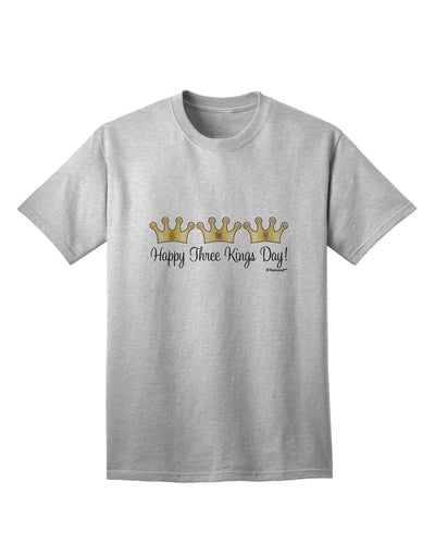 Three Kings Day Celebration: Exquisite 3 Crowns Adult T-Shirt by TooLoud-Mens T-shirts-TooLoud-AshGray-Small-Davson Sales