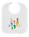 Three Mermaids Baby Bib