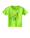 Three Mermaids Toddler T-Shirt-Toddler T-Shirt-TooLoud-Lime-Green-2T-Davson Sales