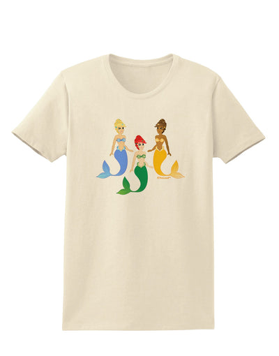 Three Mermaids Womens T-Shirt-Womens T-Shirt-TooLoud-Natural-X-Small-Davson Sales