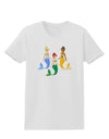 Three Mermaids Womens T-Shirt-Womens T-Shirt-TooLoud-White-X-Small-Davson Sales