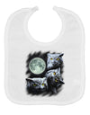 Three Owls and Moon Baby Bib