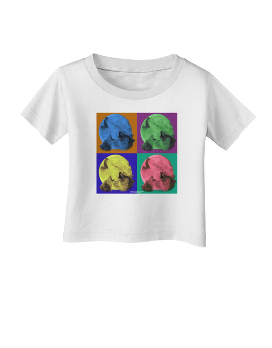 Three Wolves Howling - Pop-Art #2 Infant T-Shirt by TooLoud-Infant T-Shirt-TooLoud-White-06-Months-Davson Sales