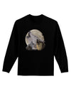 Three Wolves Howling at the Moon Adult Long Sleeve Dark T-Shirt by TooLoud-TooLoud-Black-Small-Davson Sales