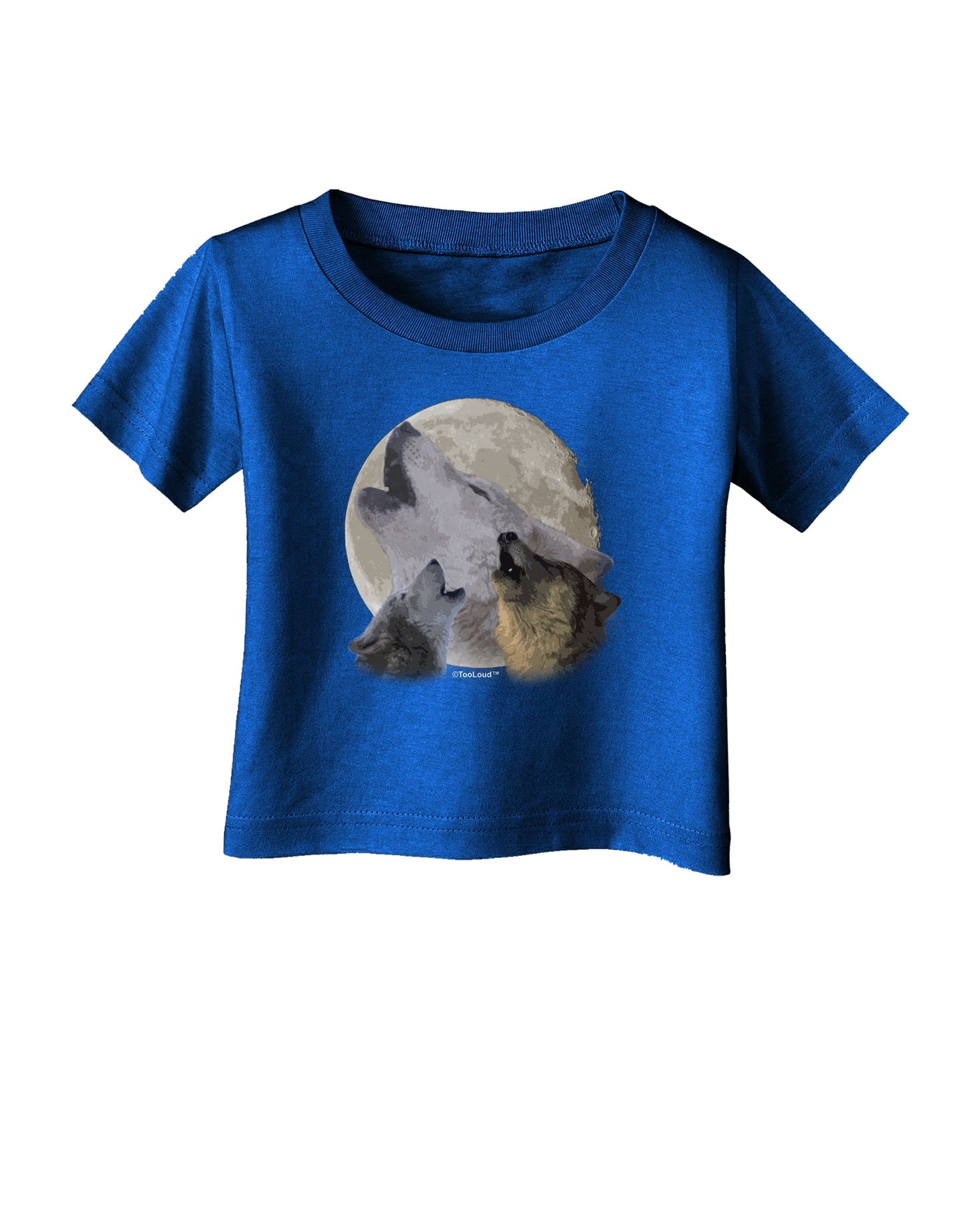 Three Wolves Howling at the Moon Infant T-Shirt Dark by TooLoud-Infant T-Shirt-TooLoud-Red-06-Months-Davson Sales