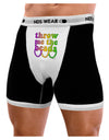 Throw Me The Beads - Mardi Gras Mens Boxer Brief Underwear by TooLoud-Boxer Briefs-TooLoud-Black-with-White-Small-NDS WEAR