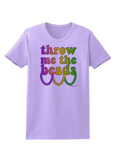 Throw Me The Beads - Mardi Gras Womens T-Shirt by TooLoud-Womens T-Shirt-TooLoud-Lavender-X-Small-Davson Sales