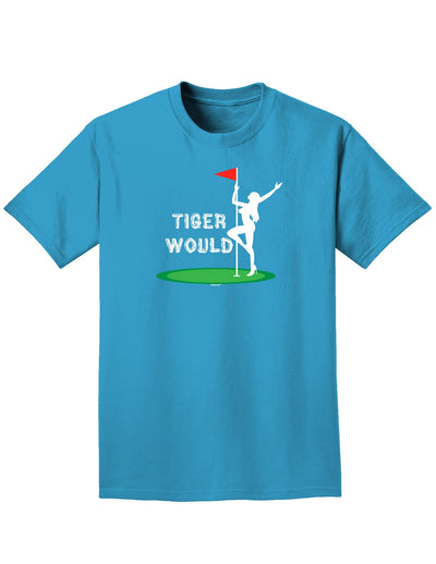 Tiger Would Adult Dark T-Shirt-Mens T-Shirt-TooLoud-Turquoise-Small-Davson Sales