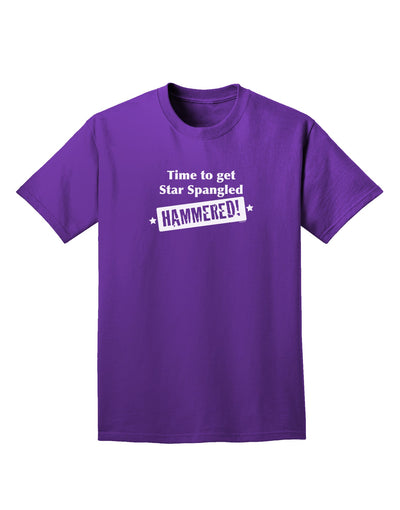 Time to get Star Spangled Hammered Adult Dark T-Shirt-Mens T-Shirt-TooLoud-Purple-Small-Davson Sales