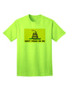 Timeless Gadsden Flag Adult T-Shirt - Assert Your Independence-Mens T-shirts-TooLoud-Neon-Green-Small-Davson Sales