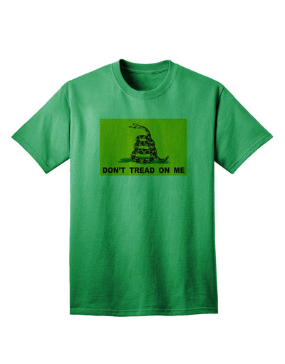 Timeless Gadsden Flag Adult T-Shirt - Assert Your Independence-Mens T-shirts-TooLoud-Kelly-Green-Small-Davson Sales