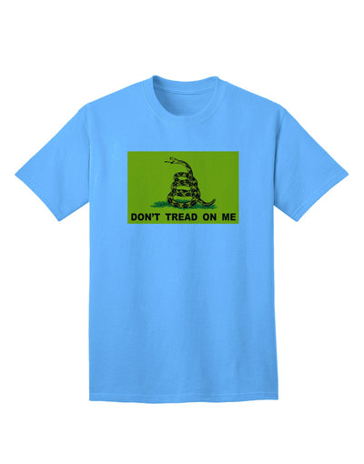 Timeless Gadsden Flag Adult T-Shirt - Assert Your Independence-Mens T-shirts-TooLoud-Aquatic-Blue-Small-Davson Sales