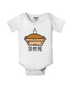 To My Pie Baby Romper Bodysuit-Baby Romper-TooLoud-White-06-Months-Davson Sales