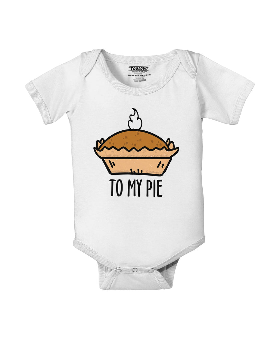 To My Pie Baby Romper Bodysuit White 18 Months Tooloud