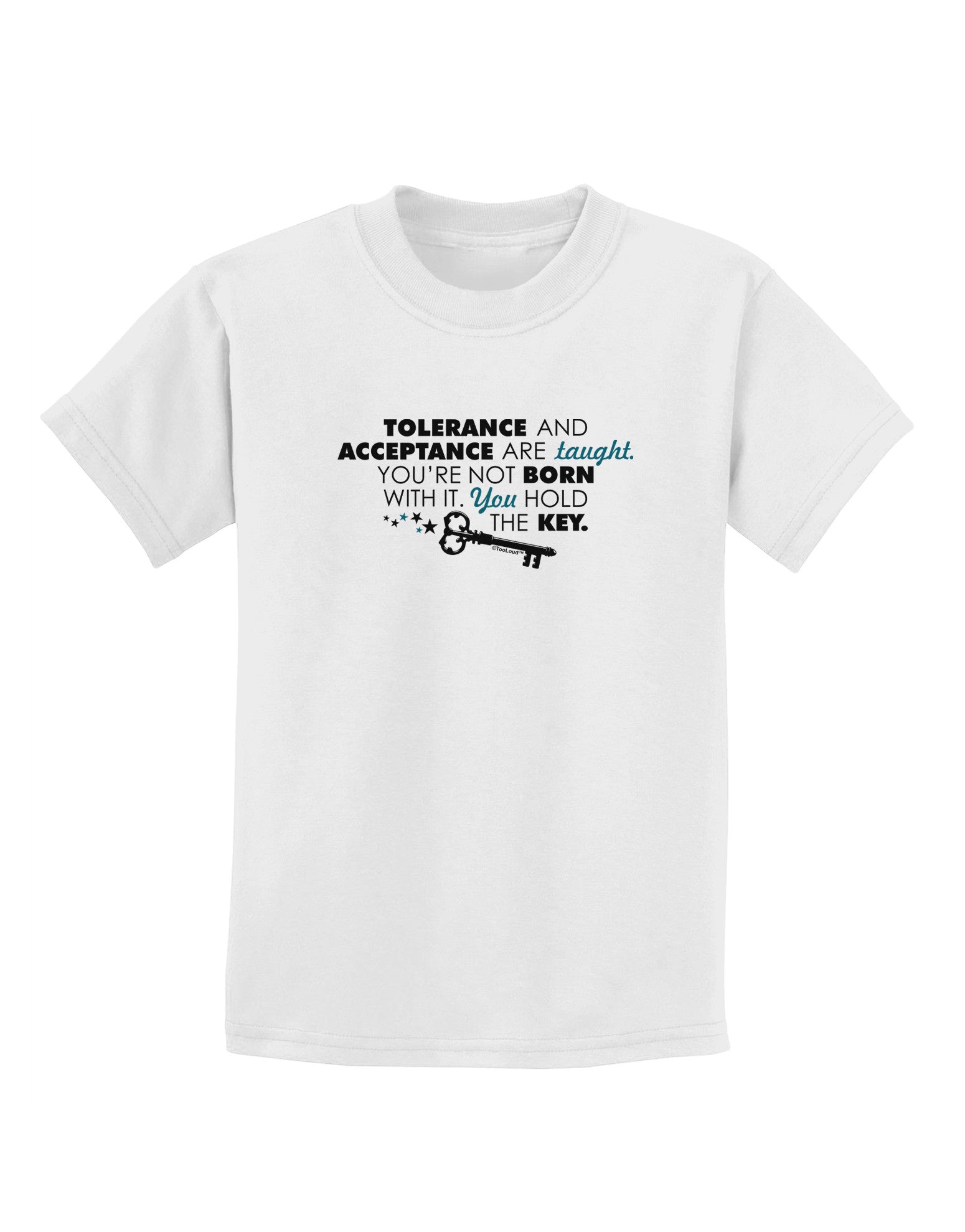 Tolerance And Acceptance Childrens T-Shirt-Childrens T-Shirt-TooLoud-White-X-Small-Davson Sales