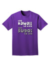 Too Kawaii to Live - B&W Adult Dark T-Shirt by TooLoud-Mens T-Shirt-TooLoud-Purple-Small-Davson Sales