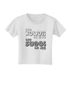 Too Kawaii to Live - B&W Toddler T-Shirt by TooLoud-Toddler T-Shirt-TooLoud-White-2T-Davson Sales