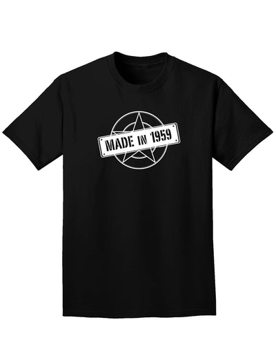 TooLoud 60th Birthday Gift Made in 1959 Adult Dark T-Shirt-Mens T-Shirt-TooLoud-Black-Small-Davson Sales