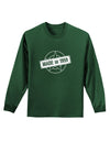 TooLoud 60th Birthday Gift Made in 1959 Adult Long Sleeve Dark T-Shirt-Long Sleeve Shirt-TooLoud-Dark-Green-Small-Davson Sales