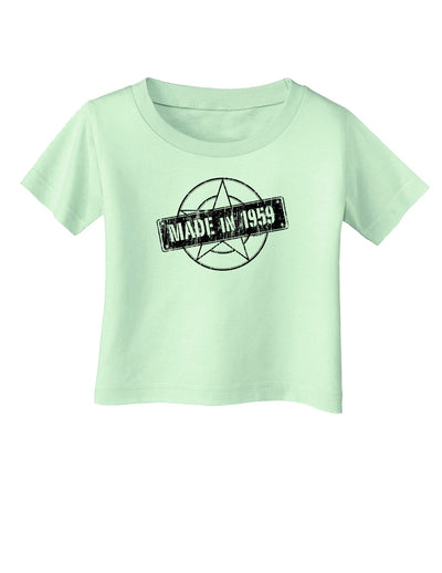 TooLoud 60th Birthday Gift Made in 1959 Infant T-Shirt-Infant T-Shirt-TooLoud-Lime-Green-06-Months-Davson Sales
