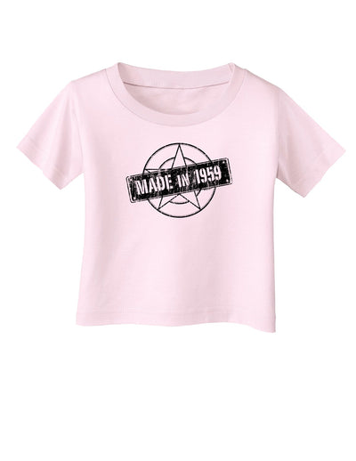 TooLoud 60th Birthday Gift Made in 1959 Infant T-Shirt-Infant T-Shirt-TooLoud-Candy-Pink-06-Months-Davson Sales