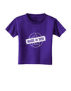 TooLoud 60th Birthday Gift Made in 1959 Toddler T-Shirt Dark-Toddler T-shirt-TooLoud-Purple-2T-Davson Sales