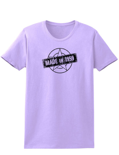 TooLoud 60th Birthday Gift Made in 1959 Womens T-Shirt-Womens T-Shirt-TooLoud-Lavender-X-Small-Davson Sales