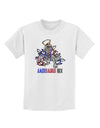 TooLoud AMERISAURUS REX Childrens T-Shirt-Childrens T-Shirt-TooLoud-White-X-Small-Davson Sales