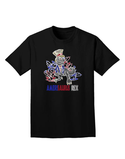 TooLoud AMERISAURUS REX Dark Adult Dark T-Shirt-Mens-Tshirts-TooLoud-Black-Small-Davson Sales