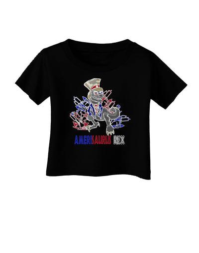 TooLoud AMERISAURUS REX Dark Infant T-Shirt Dark-Infant T-Shirt-TooLoud-Black-06-Months-Davson Sales