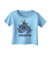 TooLoud AMERISAURUS REX Infant T-Shirt-Infant T-Shirt-TooLoud-Aquatic-Blue-06-Months-Davson Sales