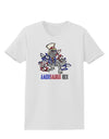 TooLoud AMERISAURUS REX Womens T-Shirt-Womens T-Shirt-TooLoud-White-X-Small-Davson Sales