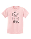 TooLoud Baby Bear Childrens T-Shirt-Childrens T-Shirt-TooLoud-PalePink-X-Small-Davson Sales